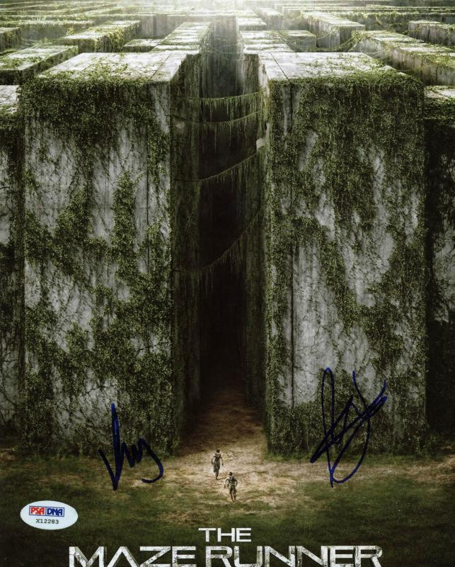 Maze Runner (2) Kaya Scodelario & Will Poulter Signed 8X10 Photo PSA/DNA #X12283