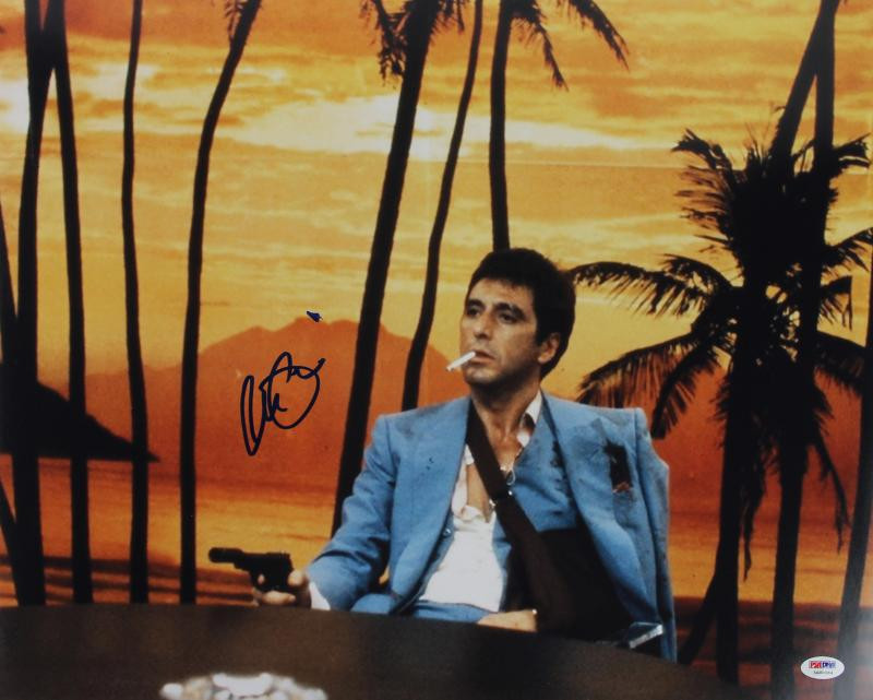 Al Pacino Scarface Signed 16X20 Photo Auto Graded Gem Mint 10! PSA/DNA #5A80064