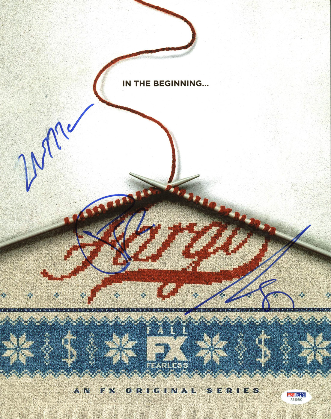 Fargo (Patrick Wilson, Bruce Campbell, +1) Signed 11X14 Photo PSA/DNA #AB10800