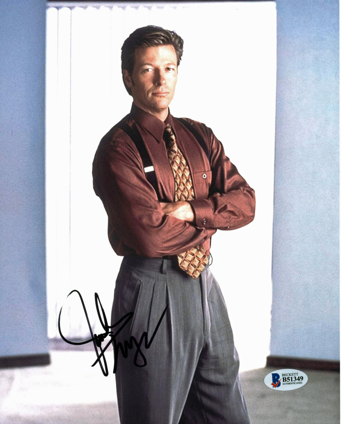 Jack Wagner Melrose Place Authentic Signed 8X10 Photo Autographed BAS #B51349