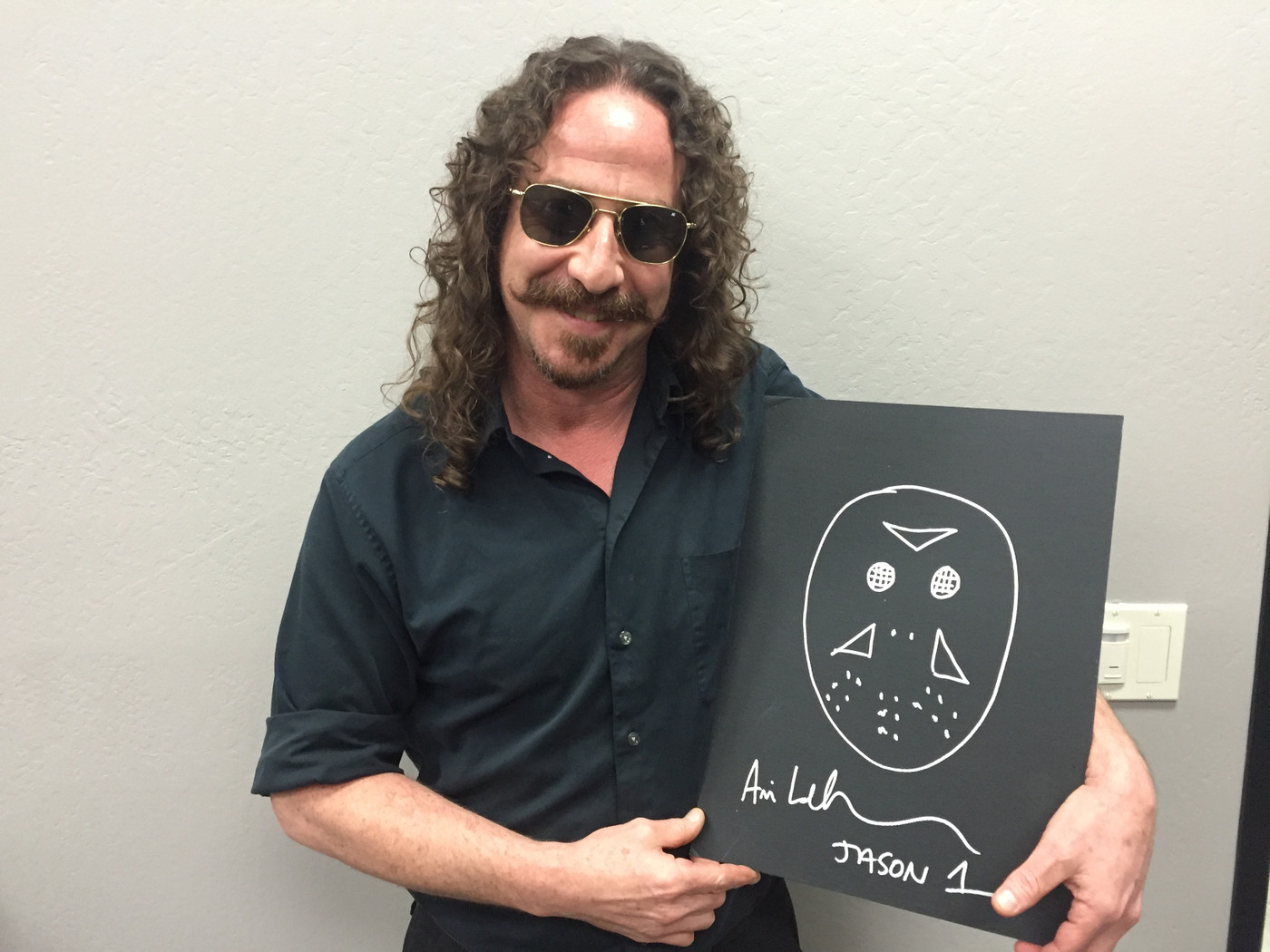 Ari Lehman "Jason" Signed Friday The 13th 11x14 Canvas Sketch PSA/DNA #AB33878