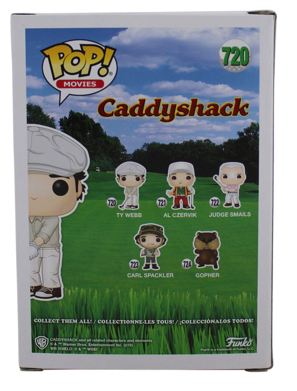 Chevy Chase Caddyshack Signed  LE Blindfold Variant Funko Pop Vinyl Figure BAS 1