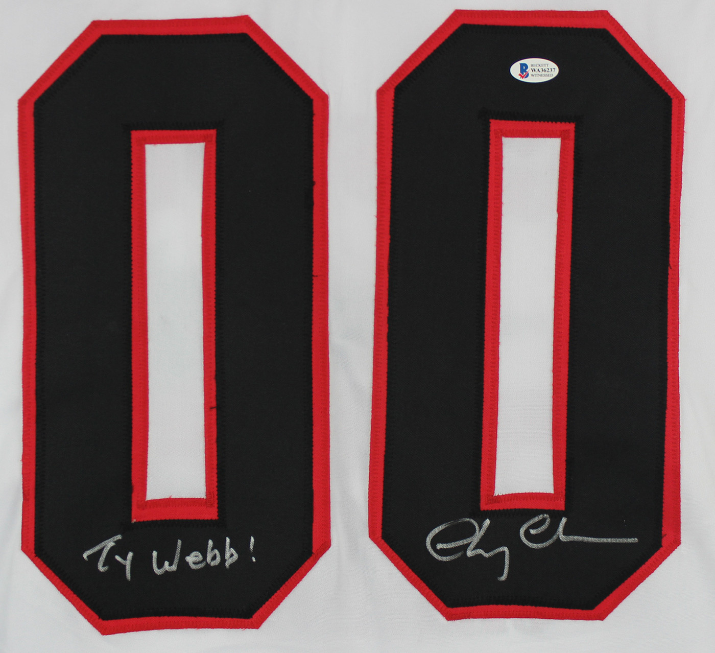 Chevy Chase Christmas "Ty Webb!" Signed Griswold Jersey BAS Witnessed #WA36237