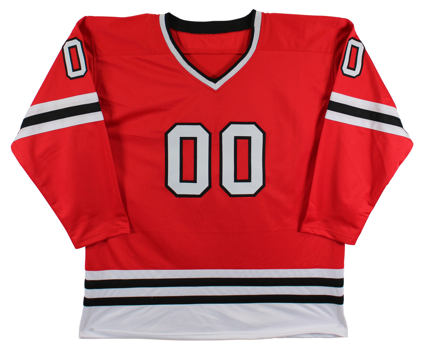 Chevy Chase Christmas Vacation "Clark" Signed Red Hockey Jersey BAS Wit #WD24011