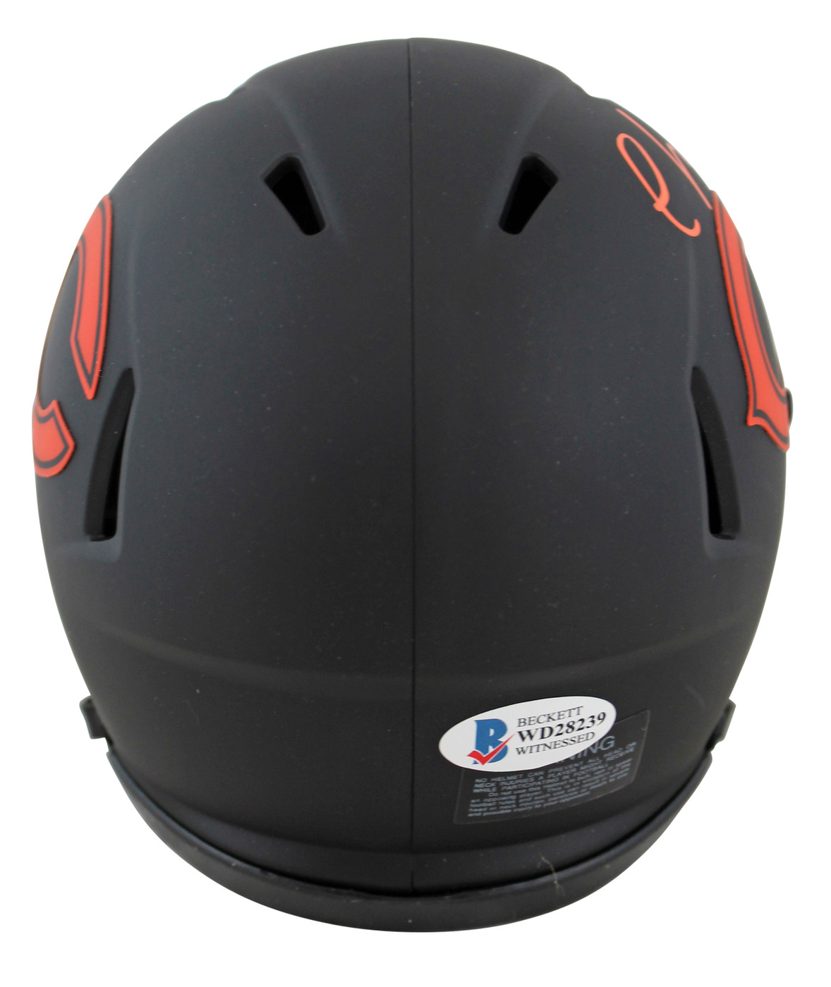 Chevy Chase Christmas Vacation Signed Eclipse Speed Mini Helmet BAS Wit #WD28239