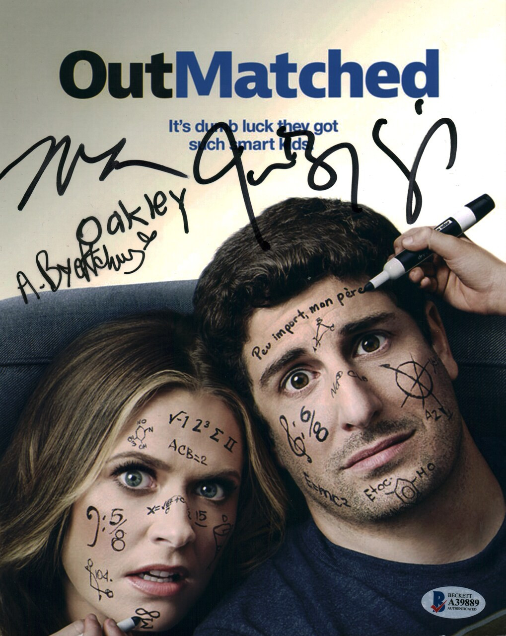 Outmatched (4) Biggs, Bull, Boettcher & Lawson Signed 8x10 Photo BAS #A39889