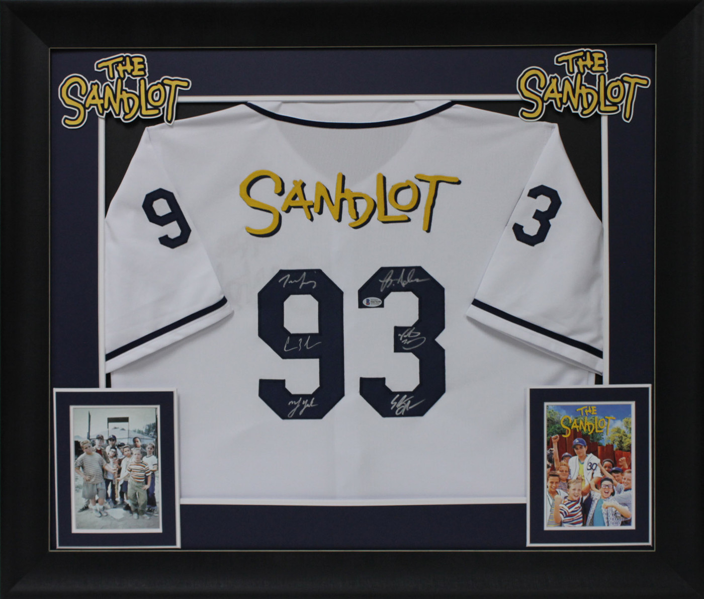 The Sandlot Cast (6) Guiry, Leopardi, York +3 Signed Framed