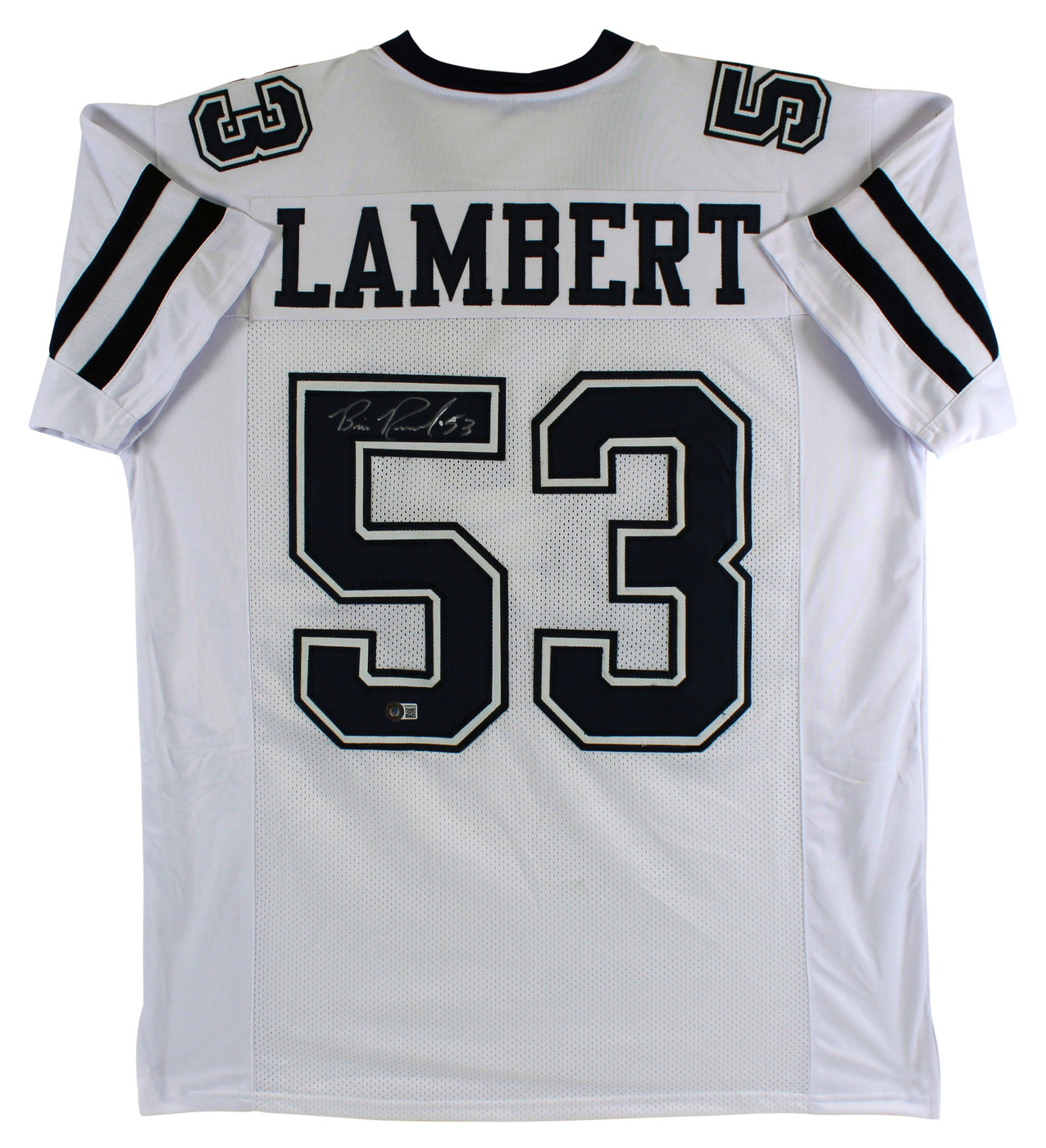 Bill Romanowski The Longest Yard Signed White Pro Style Jersey BAS Witnessed