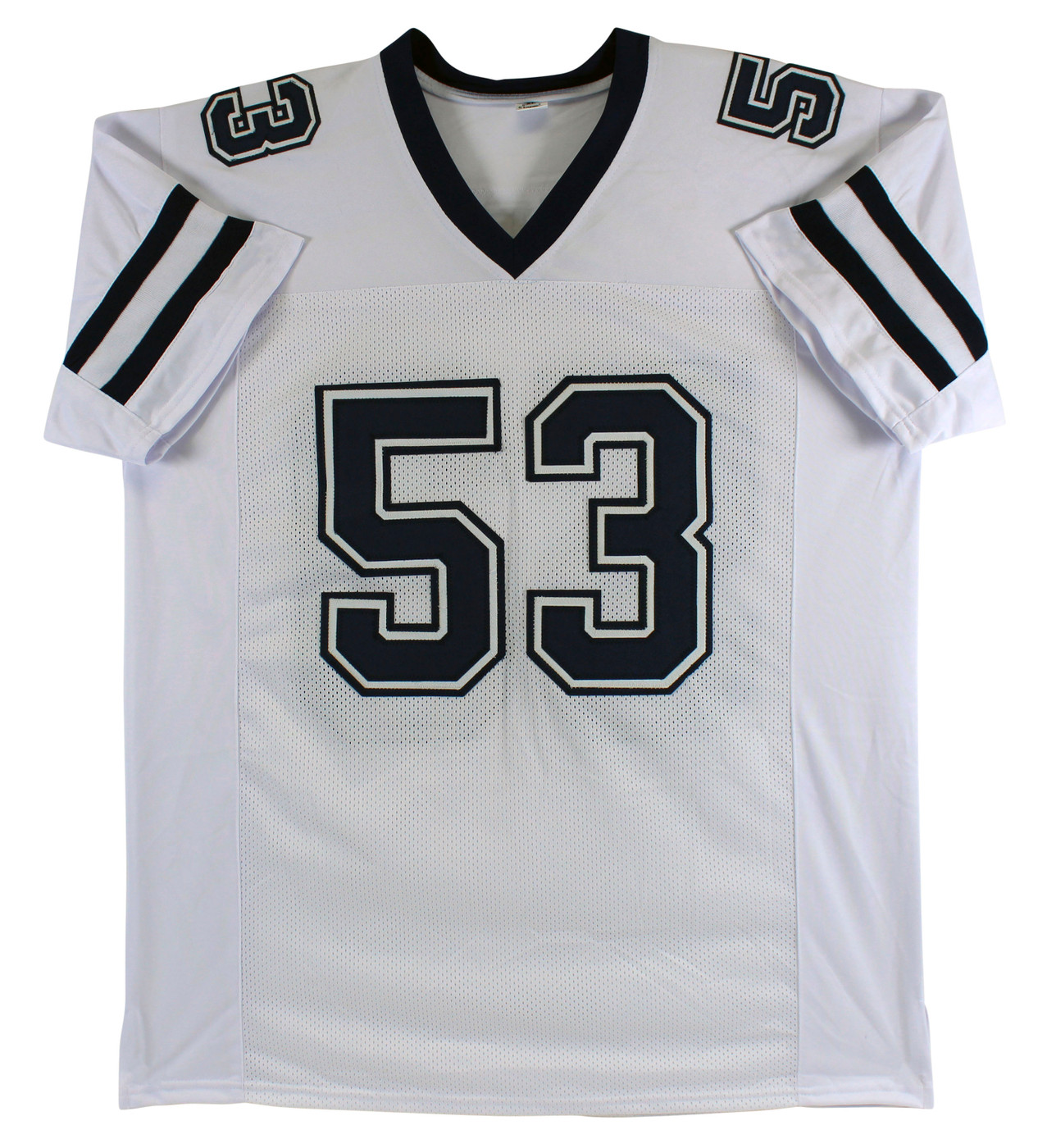 Bill Romanowski The Longest Yard Signed White Pro Style Jersey BAS Witnessed
