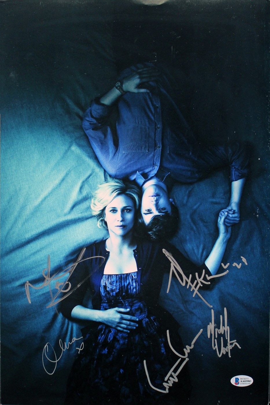 Bates Motel (5) Cooke, Theriot, Cuse, Eklund & Vartan Signed 12x18 Photo BAS