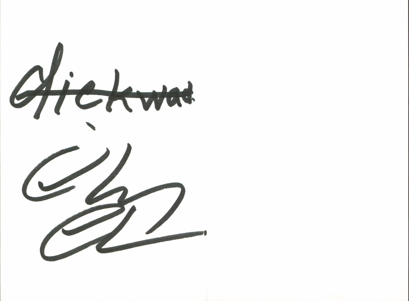 Chevy Chase Christmas Vacation Authentic Signed Greeting Card Collage BAS Witn