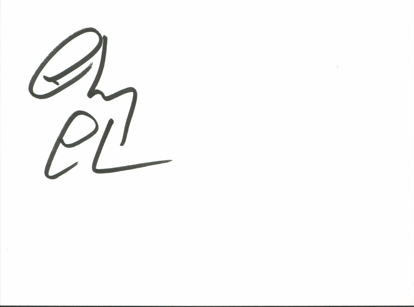 Chevy Chase Christmas Vacation Authentic Signed Quote Greeting Card BAS Witness