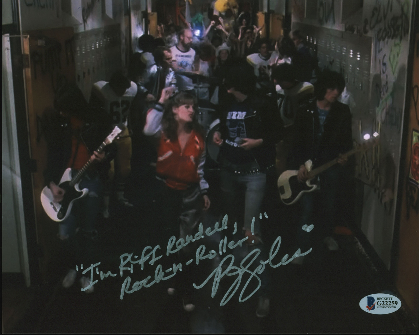 P.J. Soles "I'm Riff Randell Rock-n-Roller!" Signed 8x10 Photo BAS #G22259