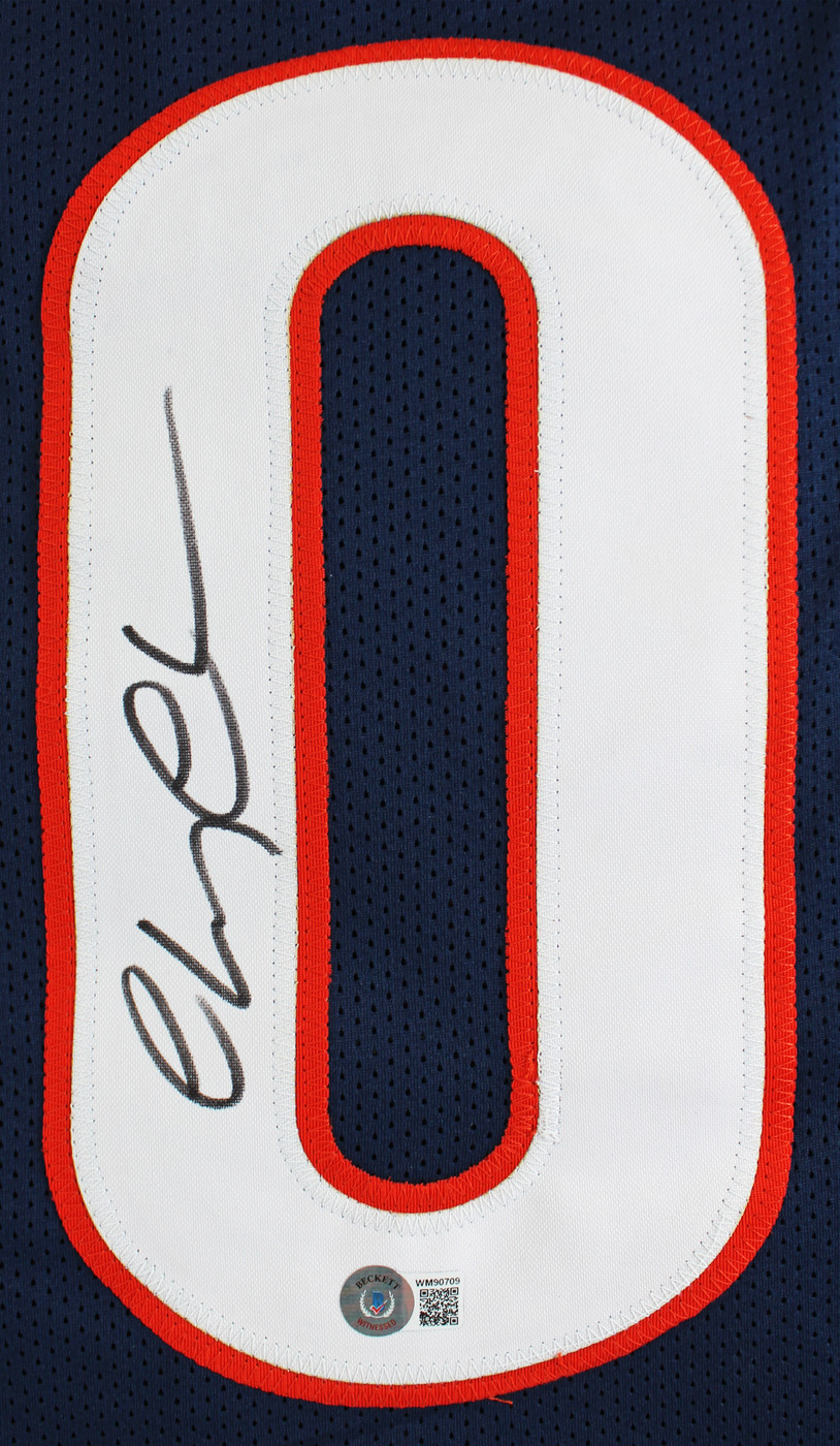 Chevy Chase Christmas Vacation Signed Navy Blue Griswold Jersey BAS Witnessed