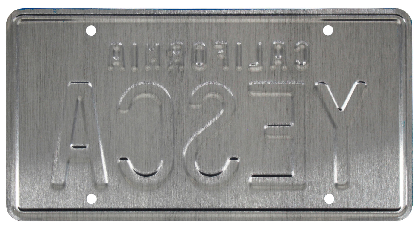 Cheech Marin & Tommy Chong Up in Smoke Signed YESCA License Plate BAS Witnessed