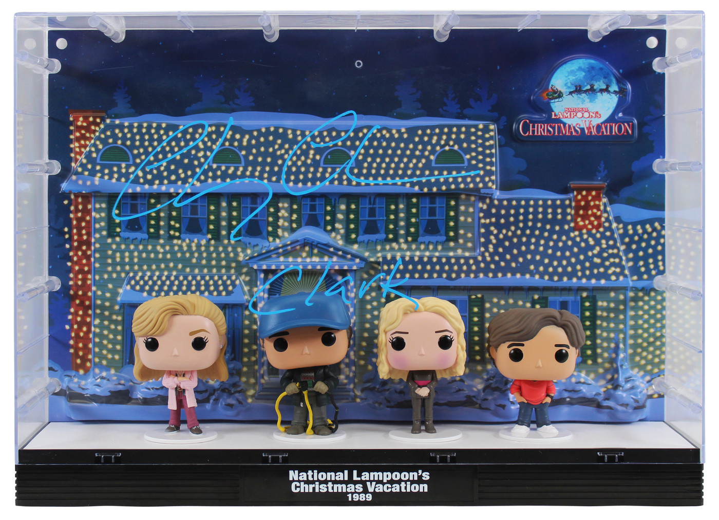 Chevy Chase Christmas Vacation "Clark" Signed #02 Funko Pop Vinyl Figure BAS Wit