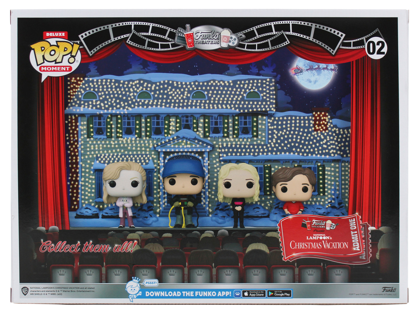 Chevy Chase Christmas Vacation "Clark" Signed #02 Funko Pop Vinyl Figure BAS Wit