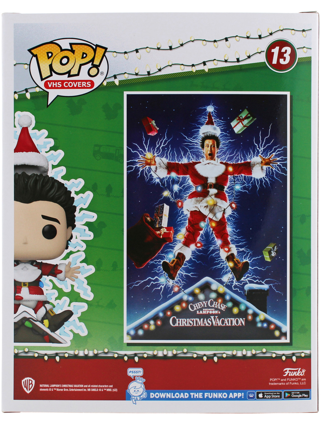 Chevy Chase Christmas Vacation "Clark" Signed VHS Covers #13 Funko Pop BAS Wit 3