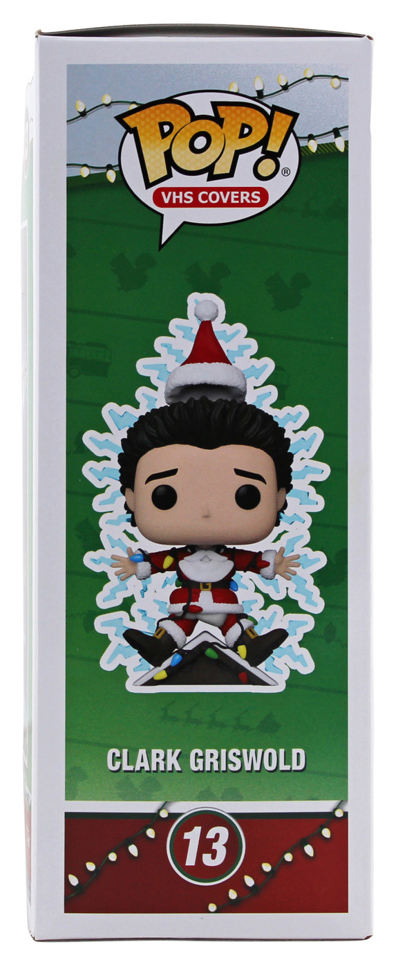 Chevy Chase Christmas Vacation "Clark" Signed VHS Covers #13 Funko Pop BAS Wit 1