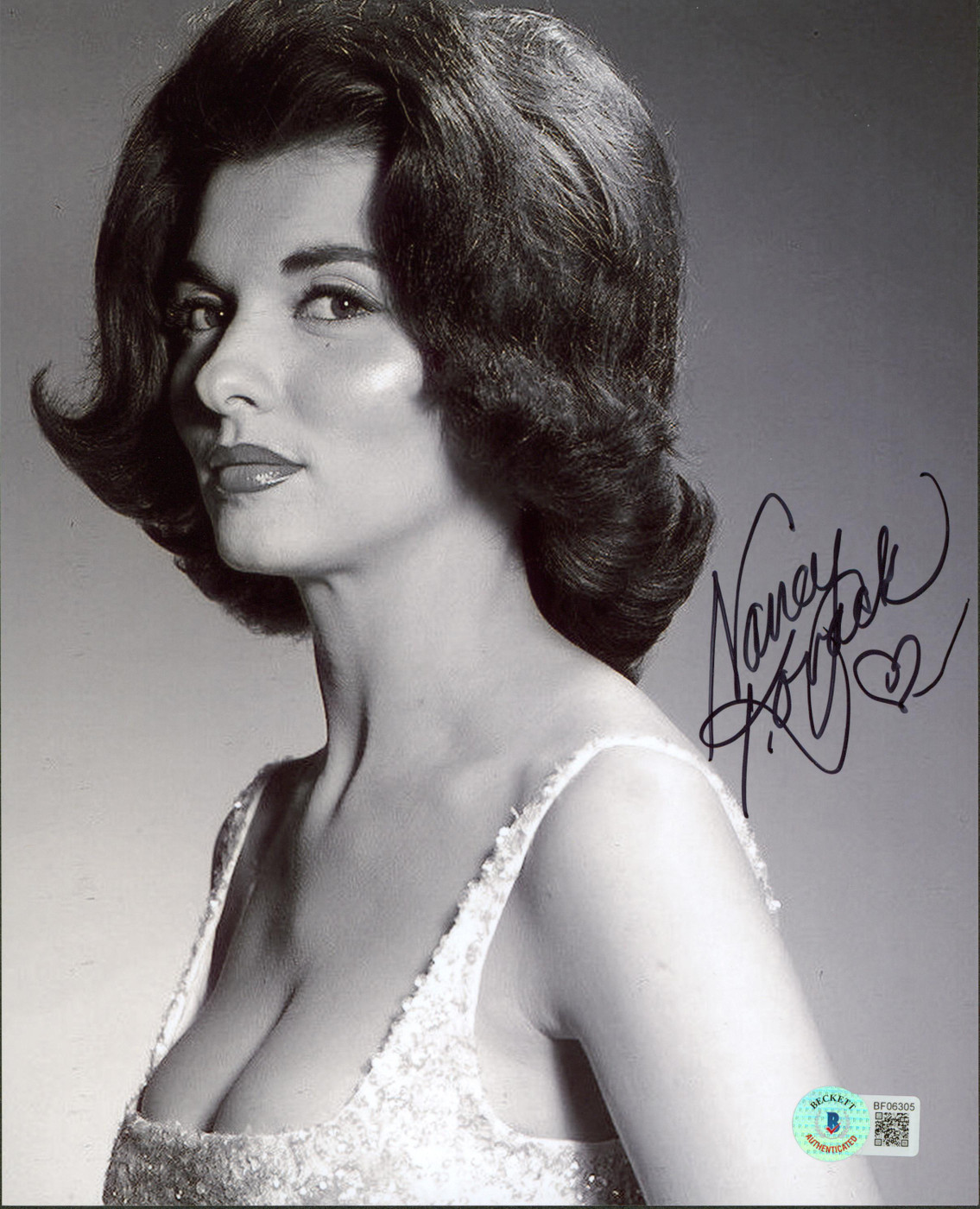 Nancy Kovack Jason and the Argonauts Signed 8x10 Sexy Photo BAS #BF06305