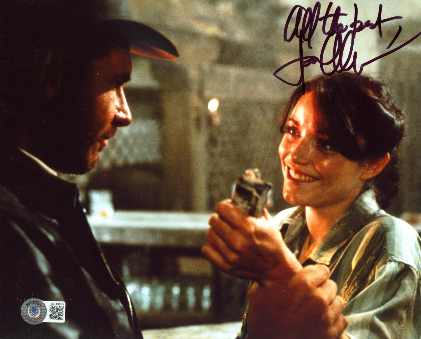 Karen Allen Indiana Jones "All The Best" Signed 8x10 Photo BAS #BC13985