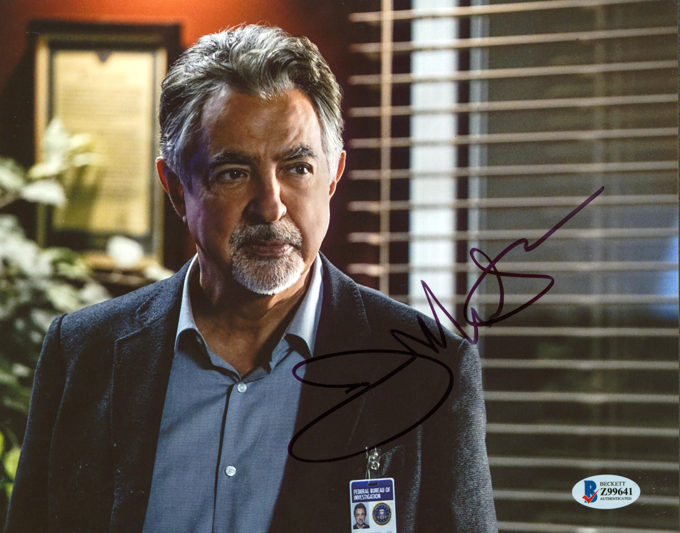 Joe Mantegna Criminal Minds Authentic Signed 8x10 Photo Autographed BAS #Z99641