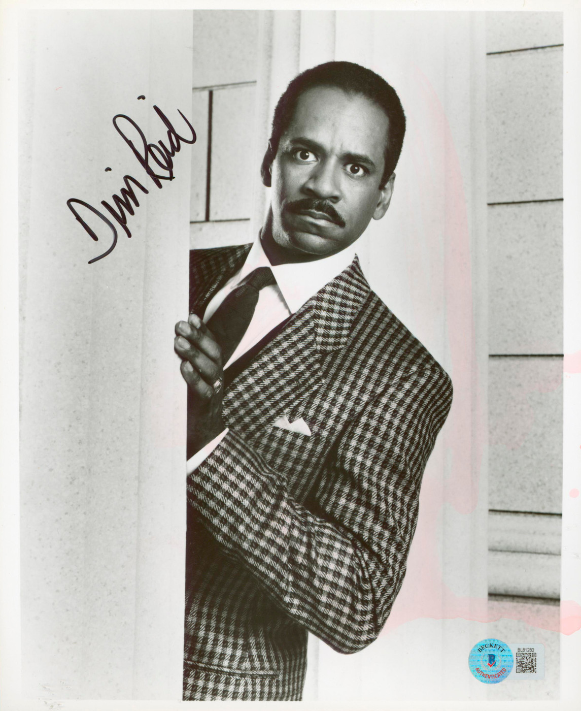 Tim Reid IT Authentic Signed 8x10 Black & White Photo Autographed BAS #BL81283