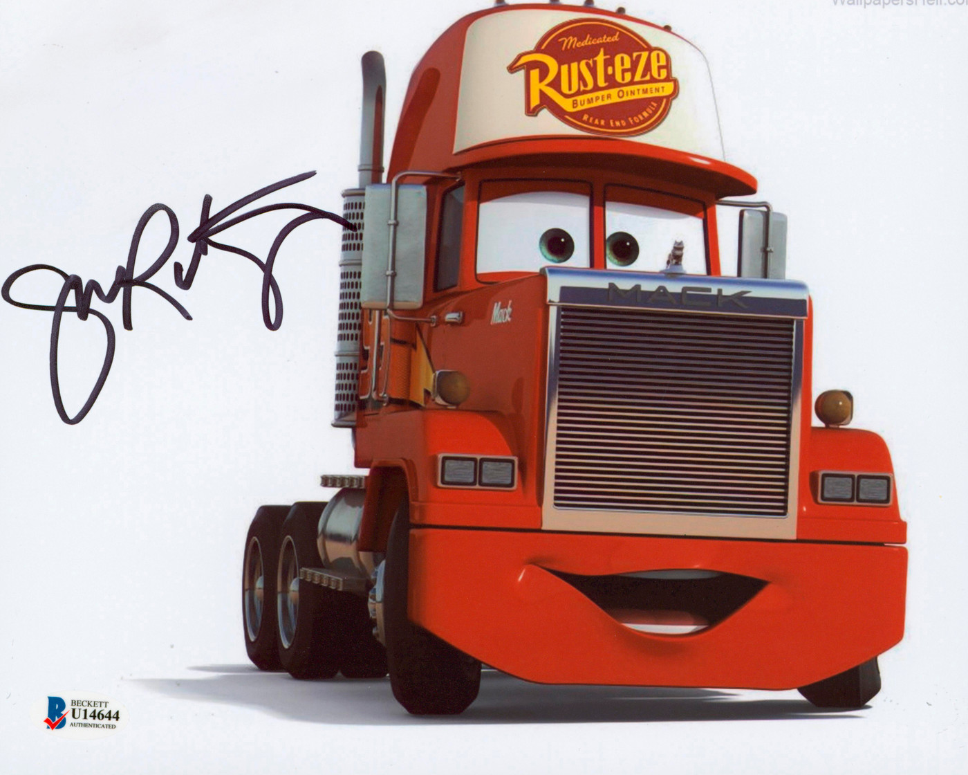 John Ratzenberger Cars Authentic Signed 8x10 Photo Autographed BAS #U14644