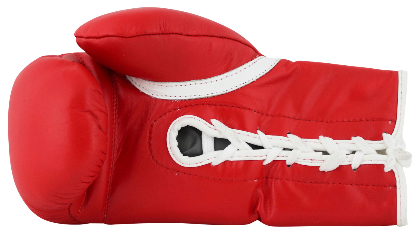 Sylvester Stallone & Talia Shire Rocky Signed Red Boxing Glove BAS #AC26991