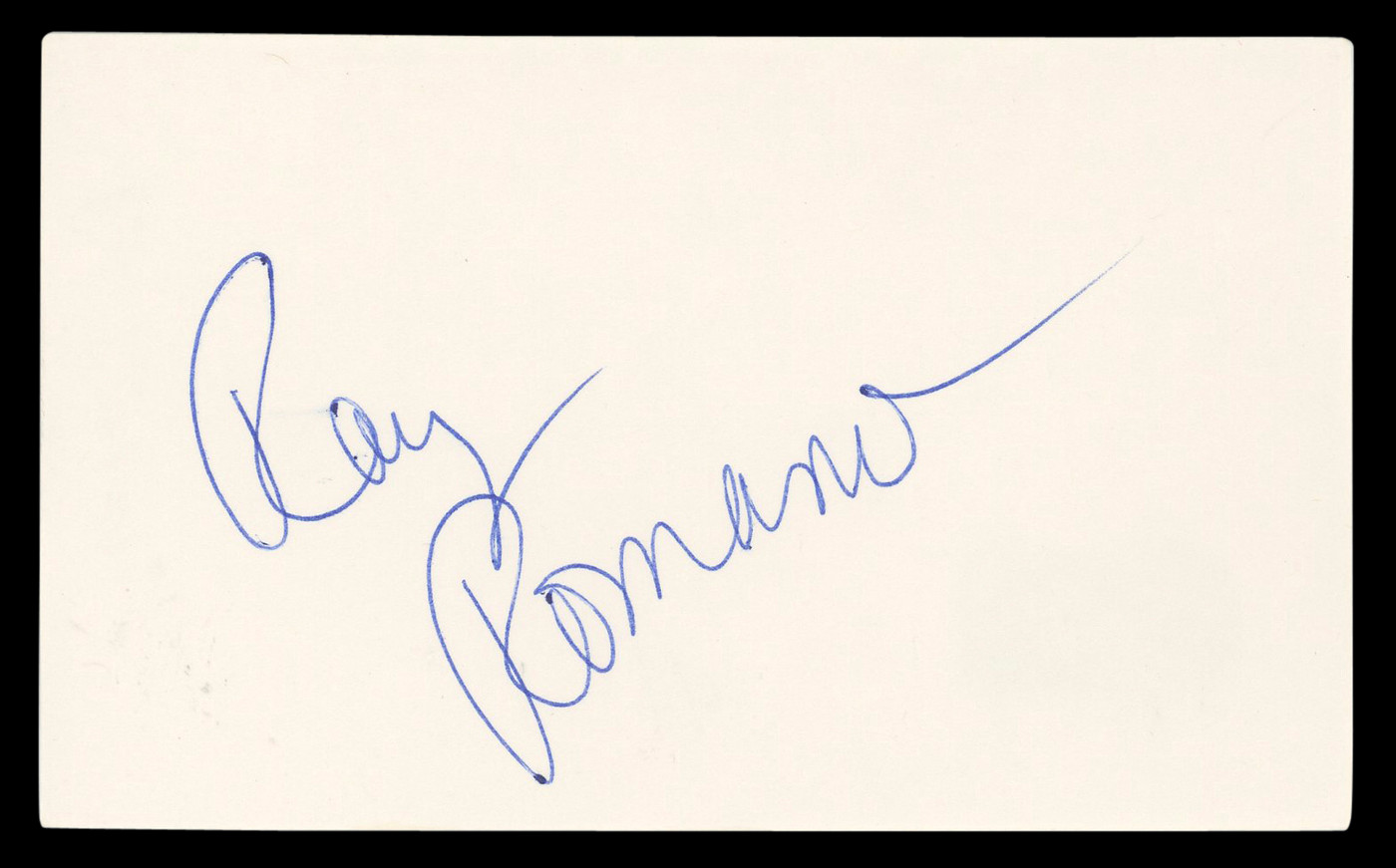 Ray Romano Everybody Loves Raymond Authentic Signed 3x5 Index Card BAS #BL98550