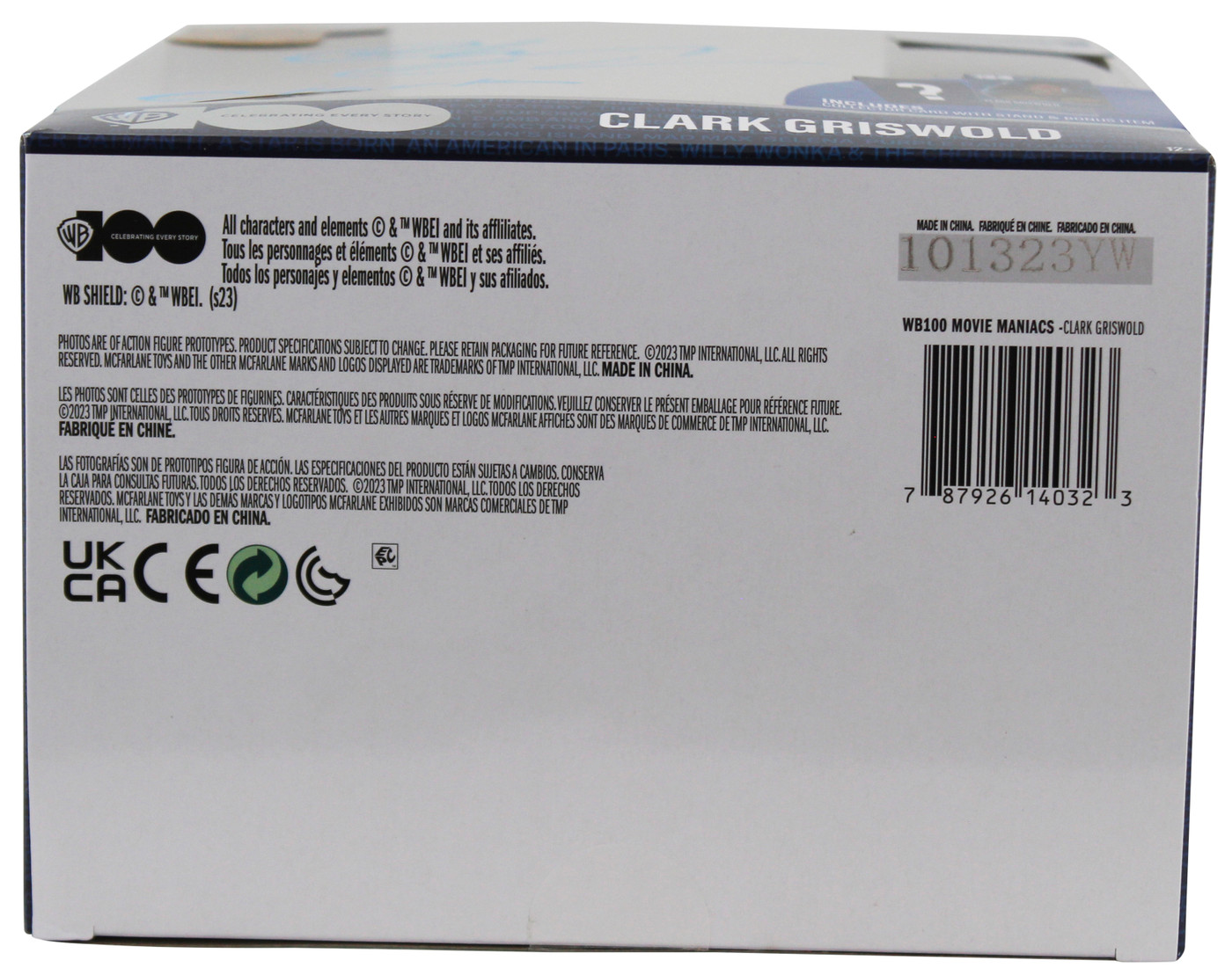 Chevy Chase Christmas Vacation "Clark" Signed Clark Griswold Figure BAS Witness