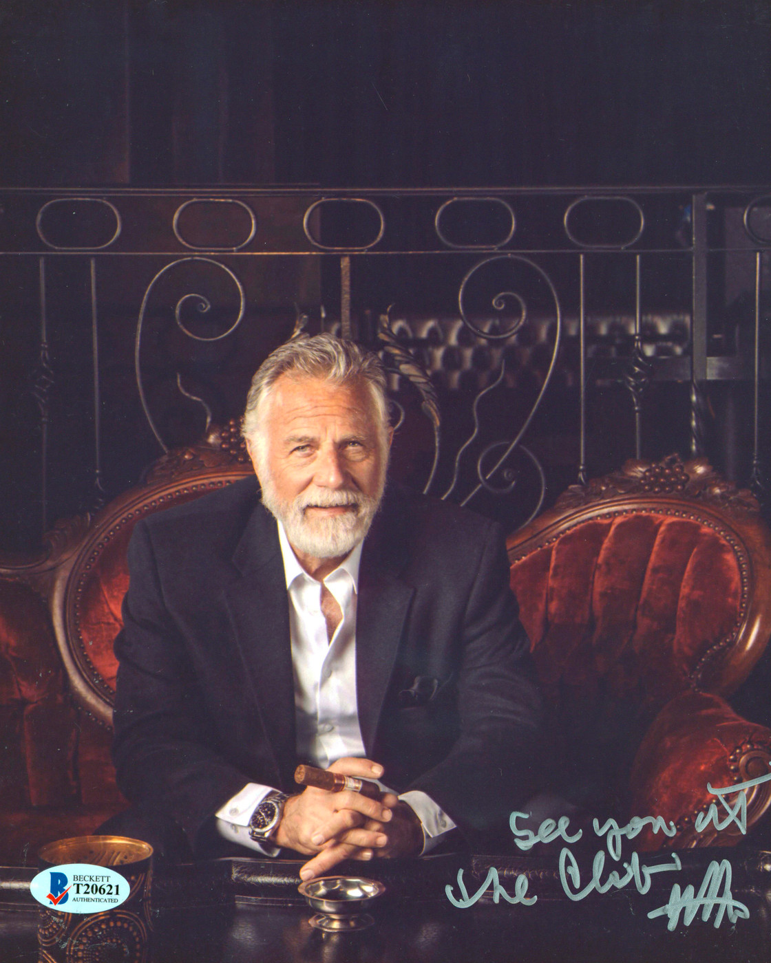 Jonathan Goldsmith The Most Interesting Man Signed 8x10 Photo BAS #T20621