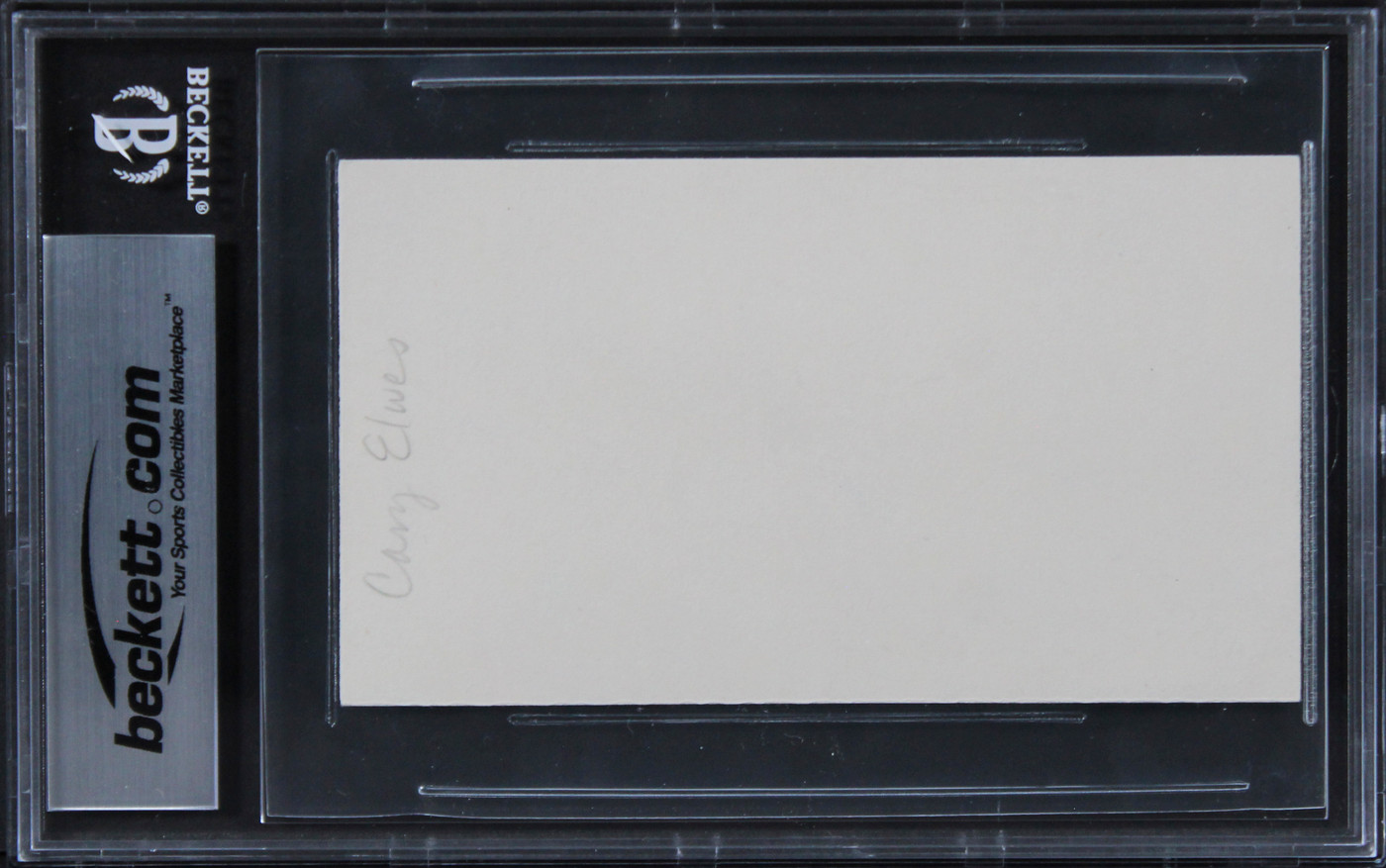 Cary Elwes The Princess Bride Authentic Signed 3x5 Index Card BAS Slabbed 3