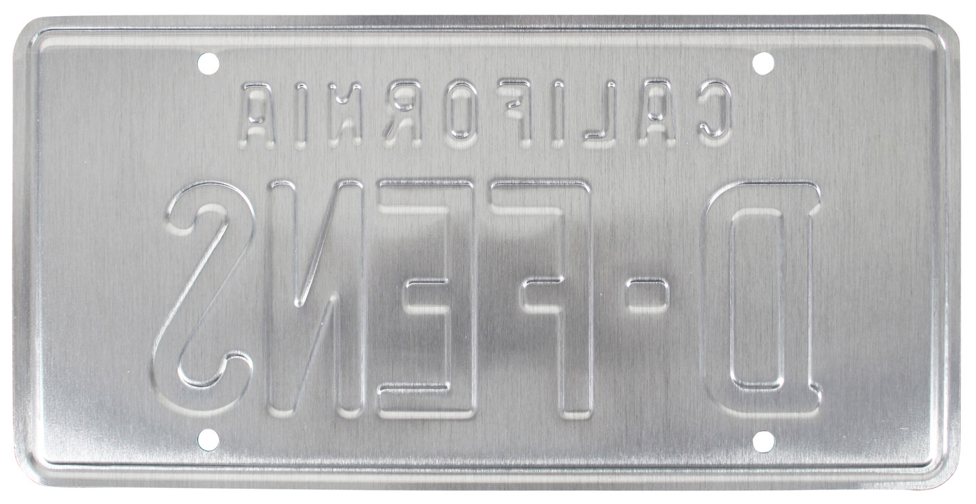 Michael Douglas Falling Down Authentic Signed License Plate BAS Wit #1W485338