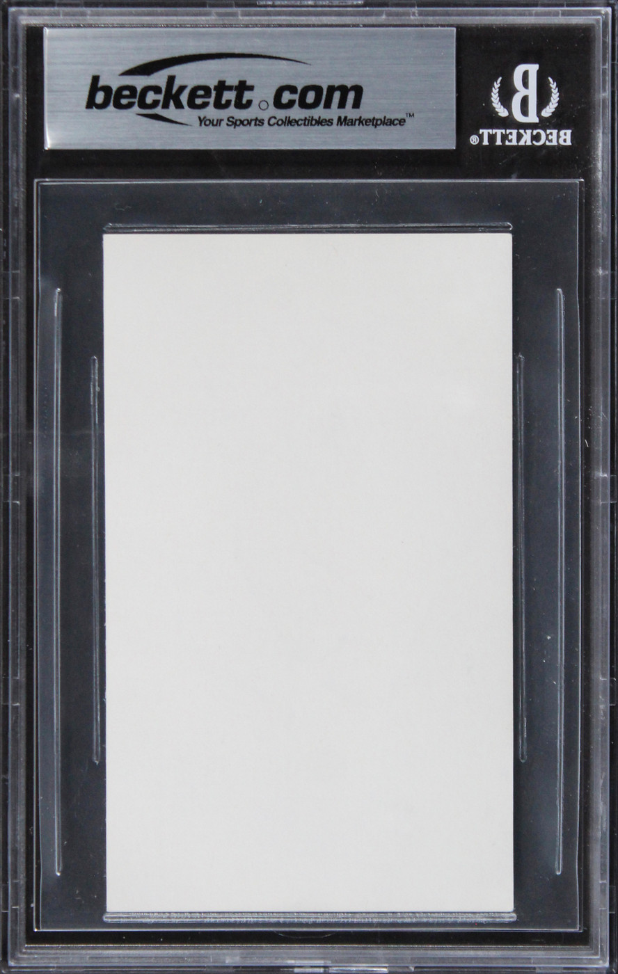 Kirk Douglas Spartacus Authentic Signed 3x5 Index Card Autographed BAS Slabbed 2