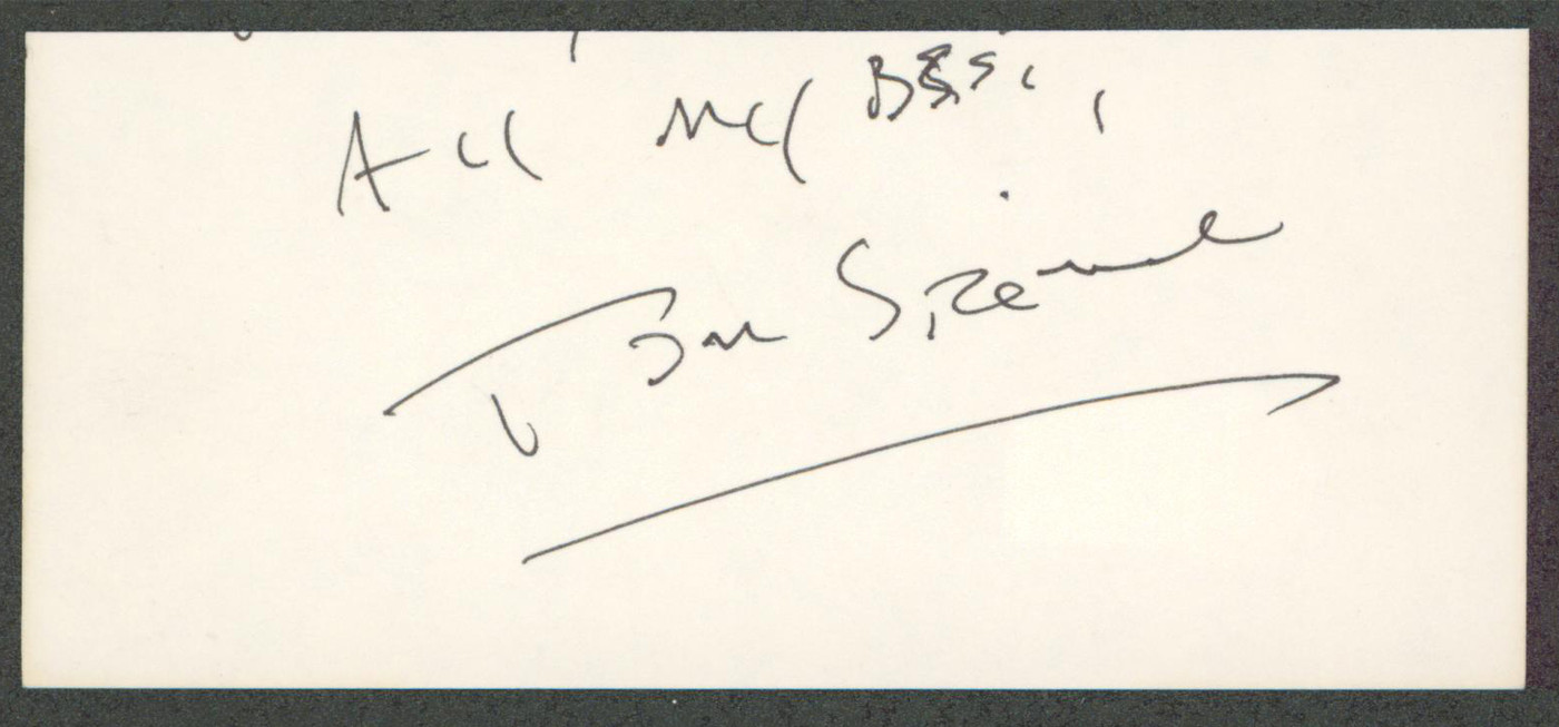 Tom Sizemore Saving Private Ryan Signed 2.25x5 Cut Signature BAS #AD70356