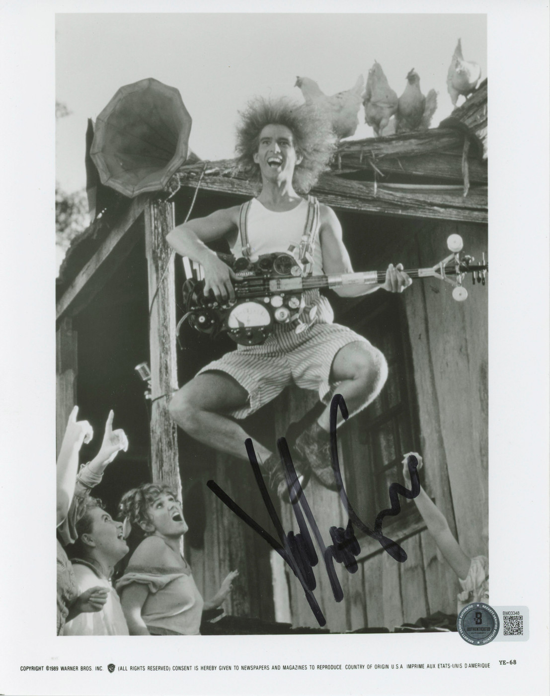 Yahoo Serious Young Einstein Authentic Signed 8x10 Photo BAS #BM03348