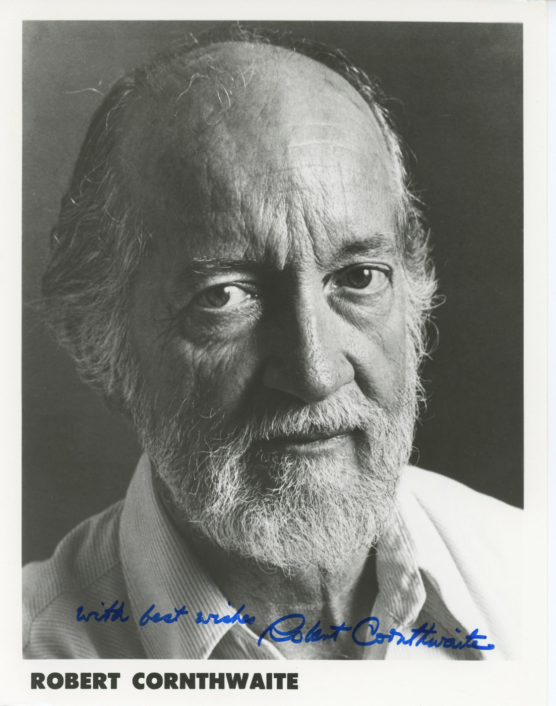 Robert Cornthwaite Picket Fences "Best Wishes" Signed 8x10 Photo BAS #BM03368