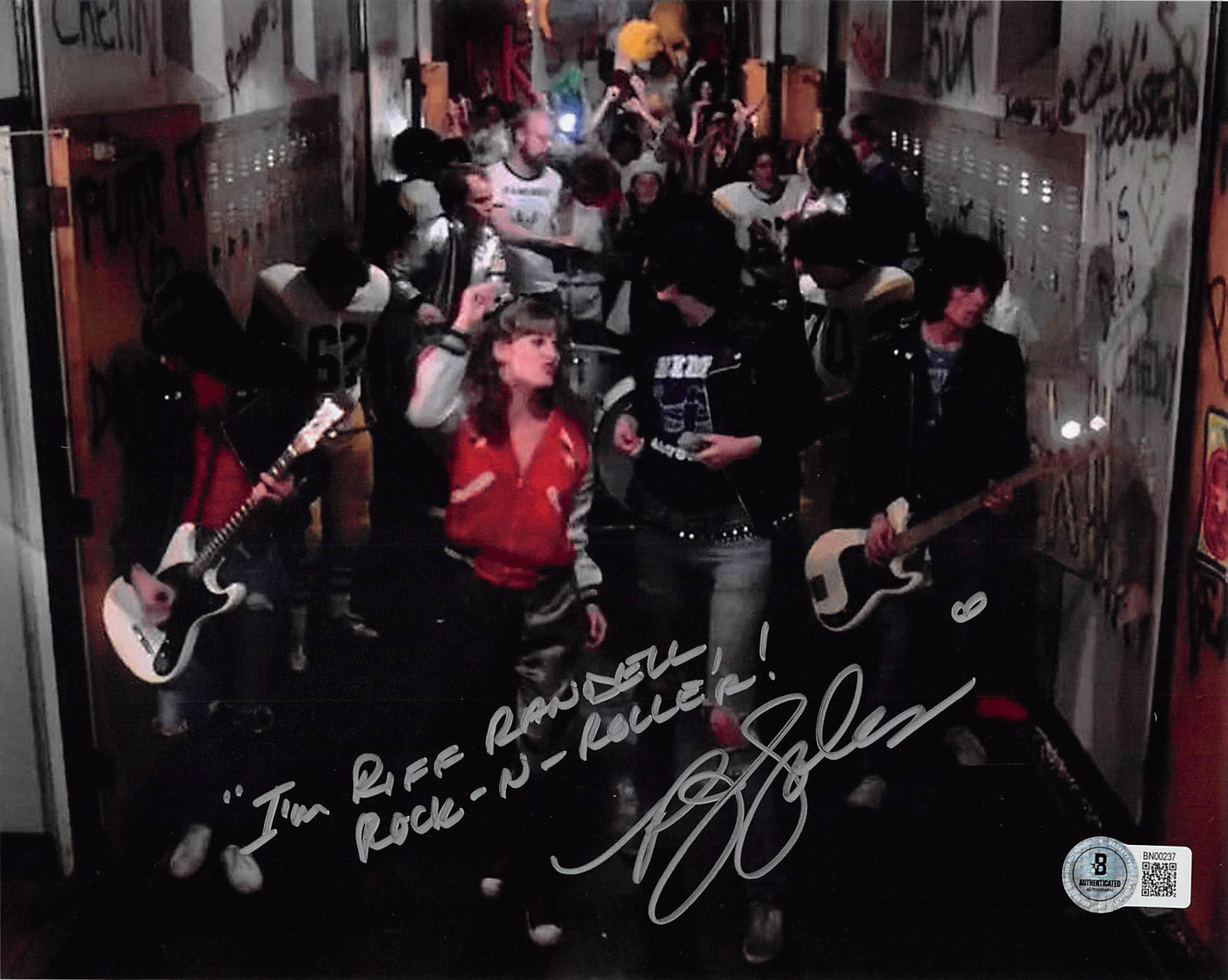 P.J. Soles Rock 'n' Roll High School "I'm Riff" Signed 8x10 Photo BAS #BN00237