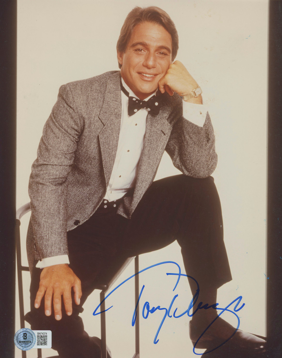 Tony Danza Who's the Boss? Authentic Signed 8x10 Photo Autographed BAS #BN74374
