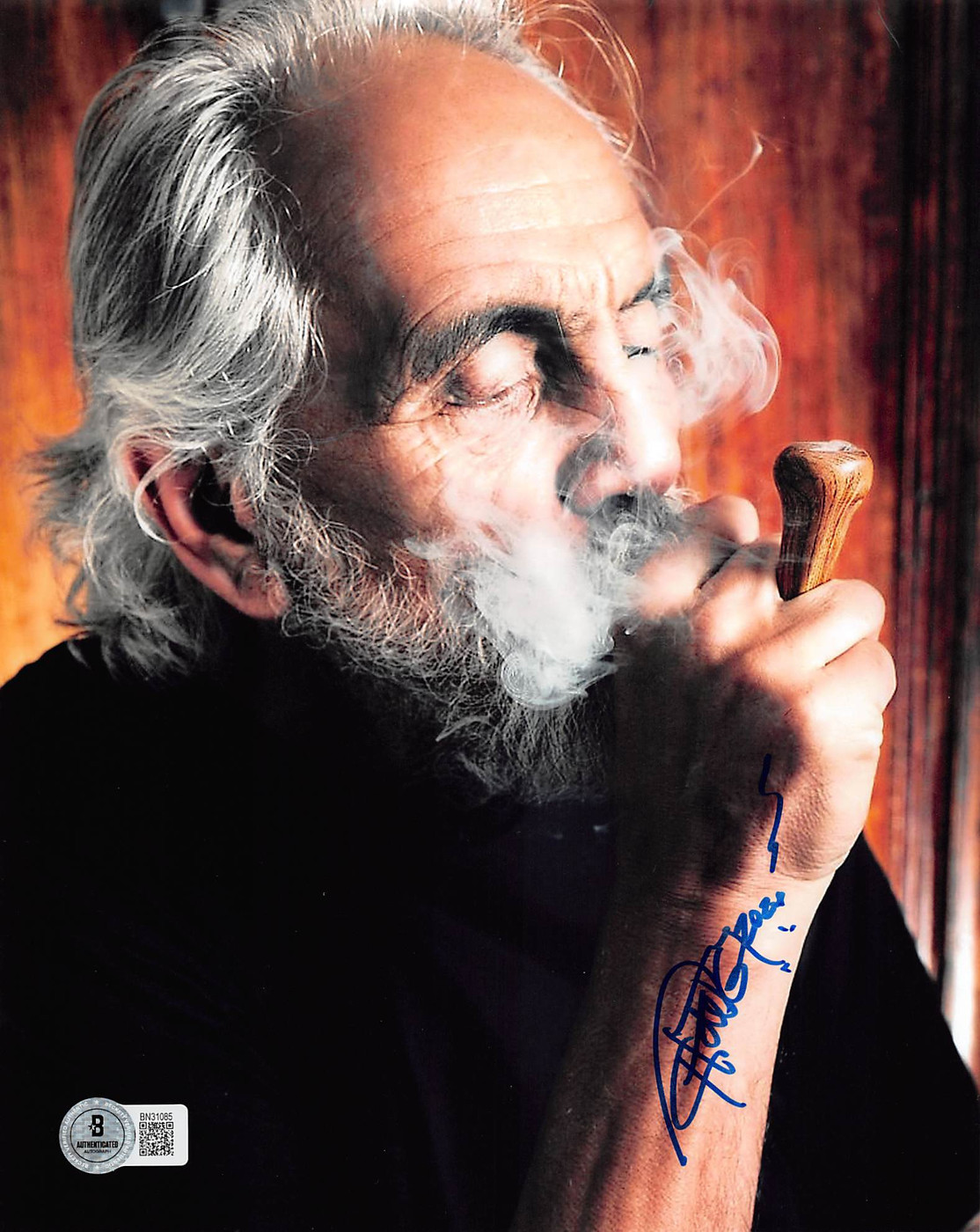 Tommy Chong Cheech & Chong Signed 8x10 Vertical Photo w/ Black Sig BAS 6