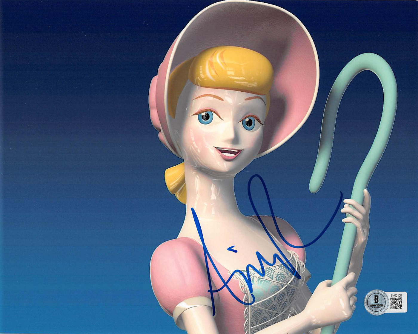 Annie Potts Toy Story Authentic Signed 8x10 Horizontal Photo Autographed BAS 7