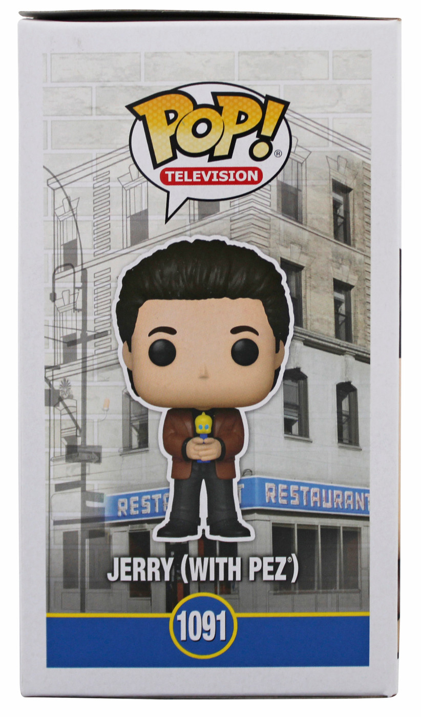 Jerry Seinfeld Signed #1091 w/ Pez Funko Pop Vinyl Figure w/ Blue Sig JSA
