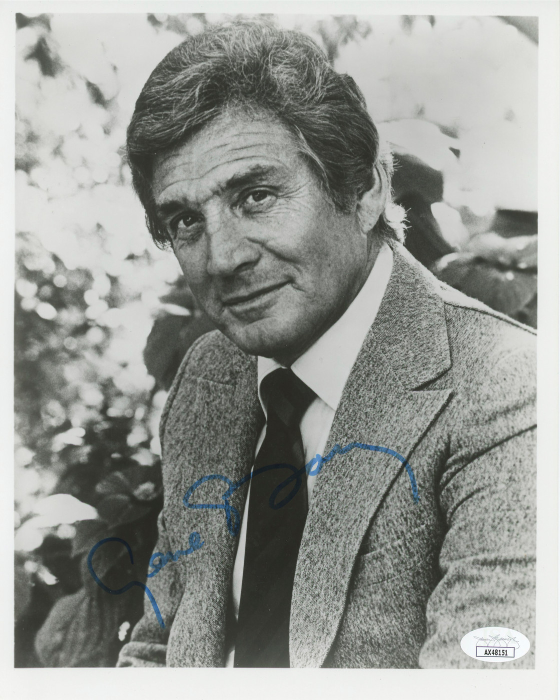 Gene Barry Bat Masterson Authentic Signed 8x10 Photo Autographed JSA #AX48151