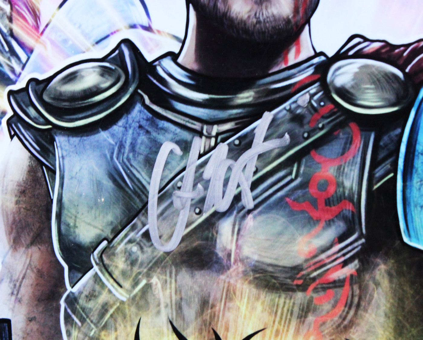 Chris Hemsworth Thor Ragnarok Signed 16x20 Foil Fine Art Giclee LE