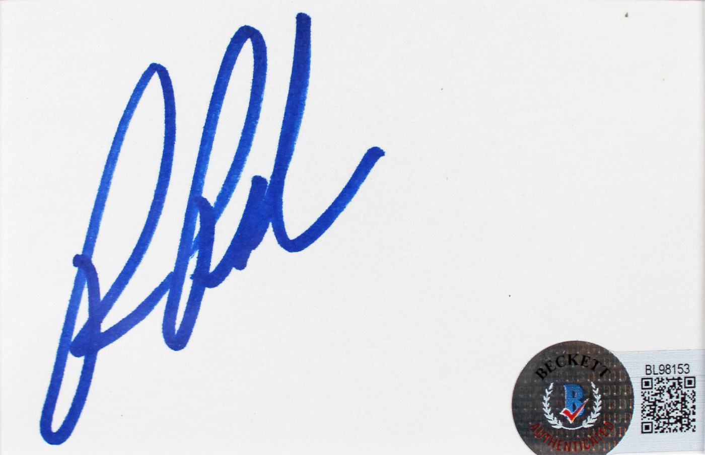 Ron Perlman Hellboy Authentic Signed & Framed 3x5 Index Card Autographed BAS