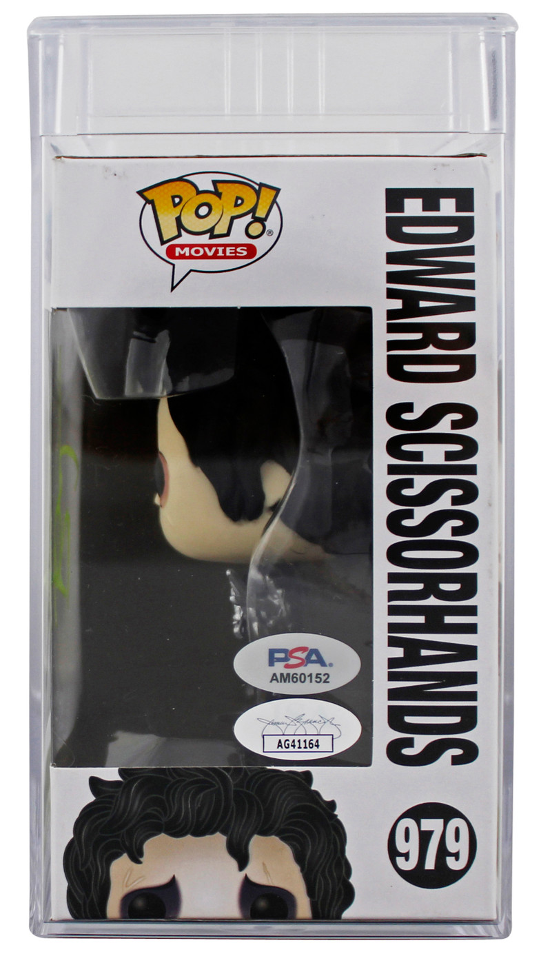 Johnny Depp Edward Scissorhands Signed #979 Funko Pop Vinyl Figure