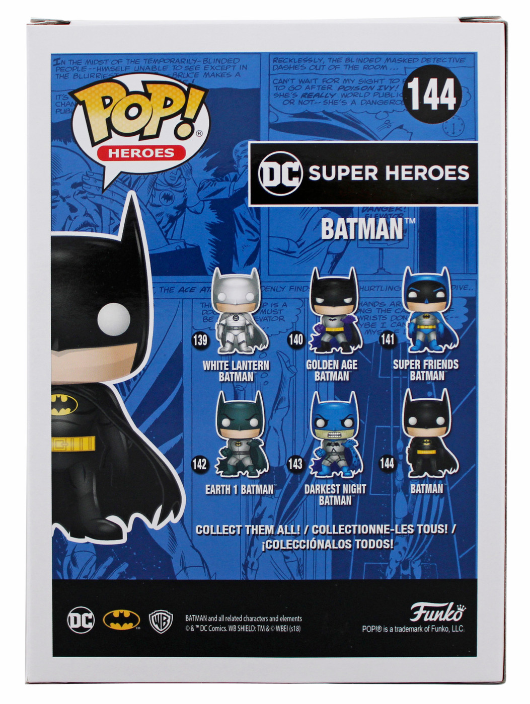 POP! BATMAN (Special Edition) 144 バットマン DC Super Heroes