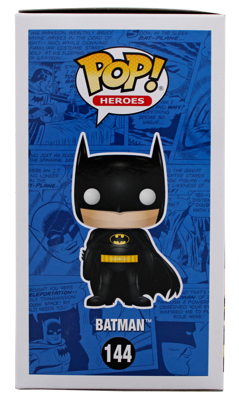 Christian Bale Batman Begins Signed DC #144 Batman Funko Pop