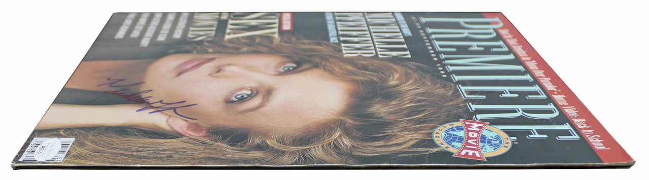Michelle Pfeiffer Scarface Authentic Signed 1988 Premiere Magazine JSA #AR03126